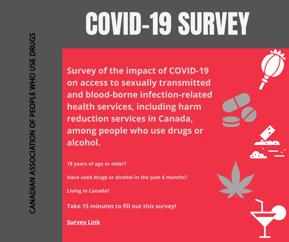 Survey of the impact of COVID-19 on access to STBBI-related health services including harm reduction services in Canada
