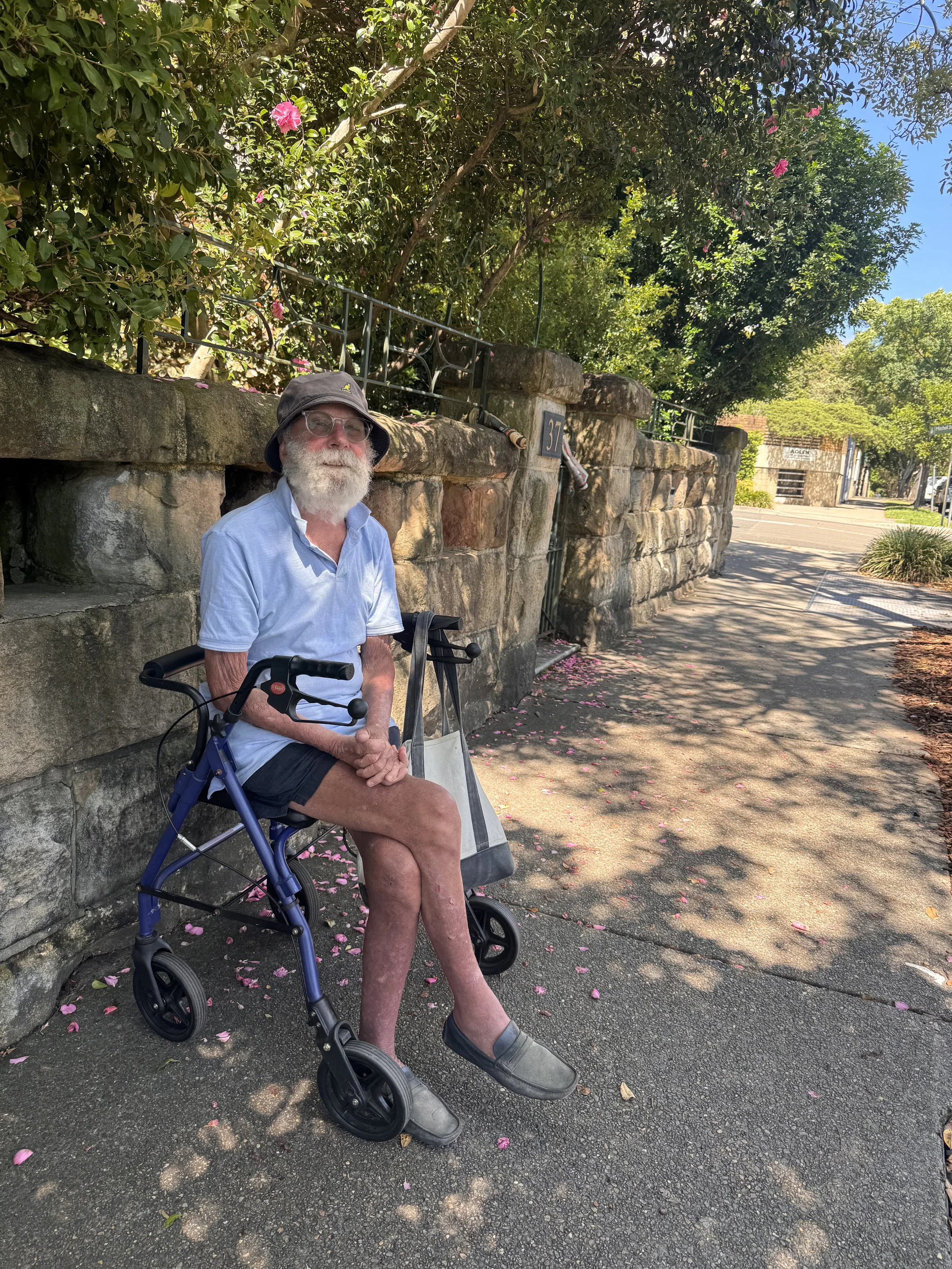 How Donald on his walker became Centennial Park’s favourite local celebrity