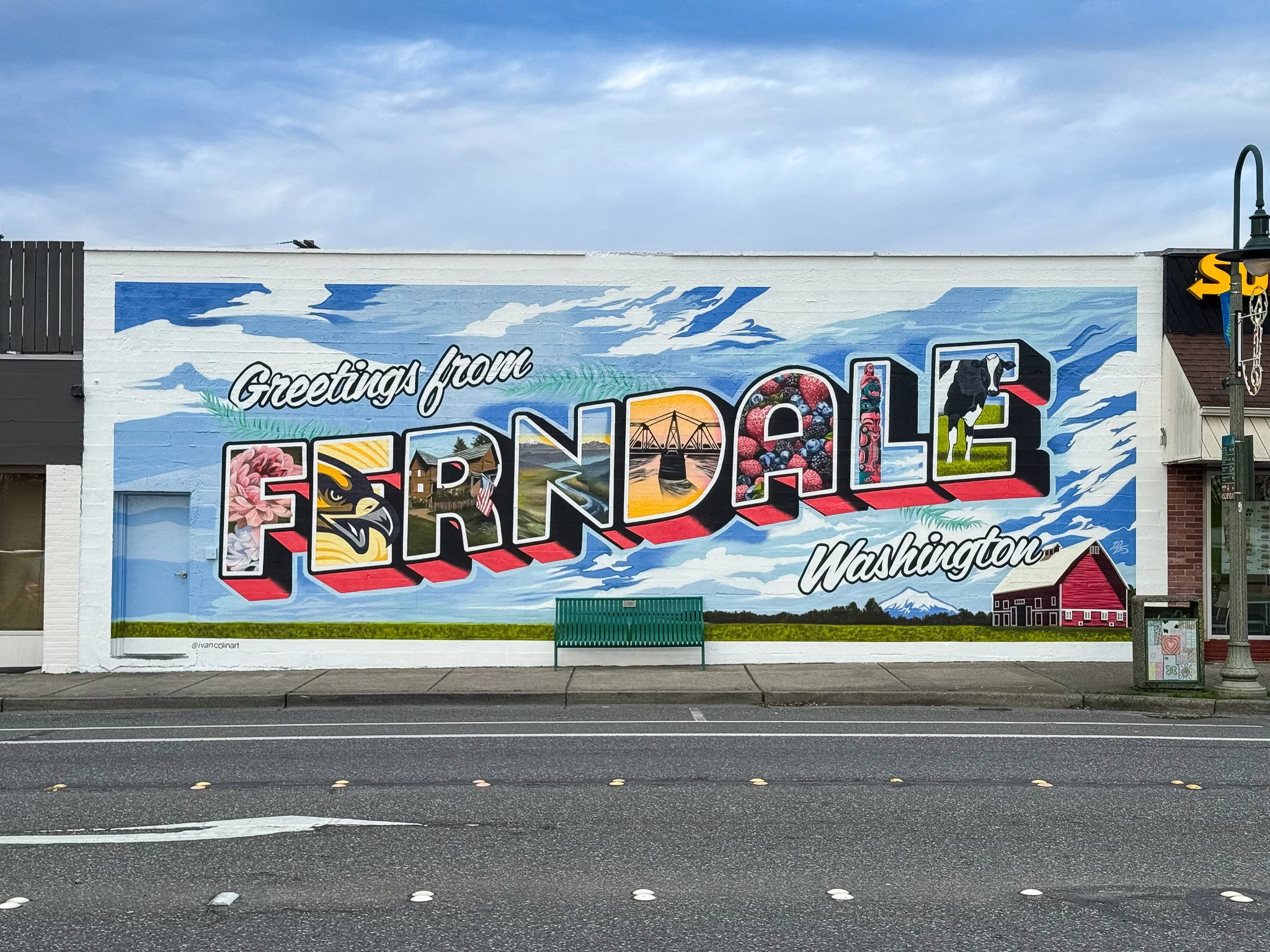 Greetings from Ferndale Mural 2025 (Full Frame)