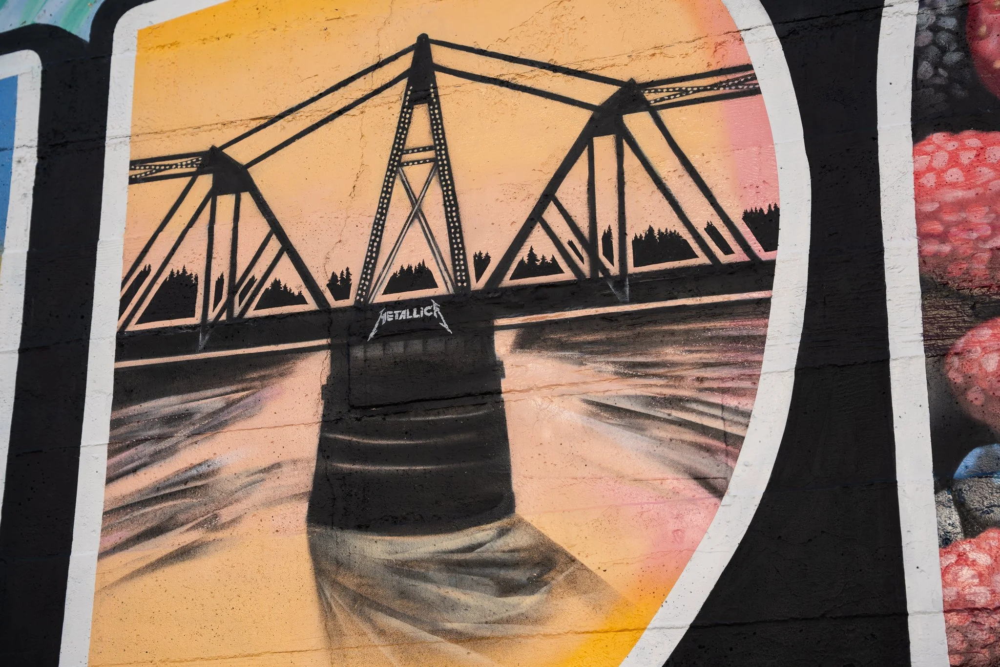 Greetings from Ferndale Mural 2025 (D detail)