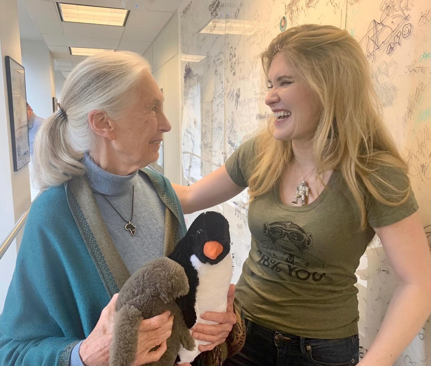 Behold! Today is my hero&rsquo;s 90th birthday! Happy birthday @janegoodallinst! They say &ldquo;don&rsquo;t meet your heroes&rdquo;, but they&rsquo;ve obviously never met Jane Goodall! I&rsquo;ve had the pleasure and honor of meeting Jane three time