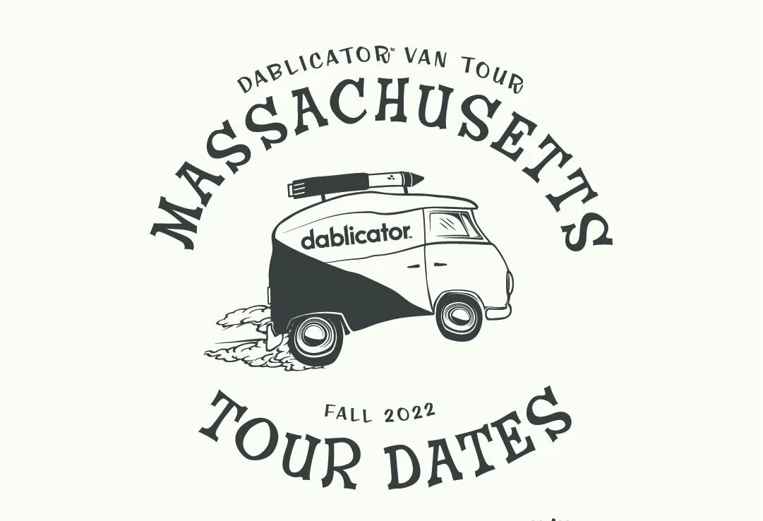 Wicked good time ahead as the Dablicator™ Van Tour rolls into Massachusetts