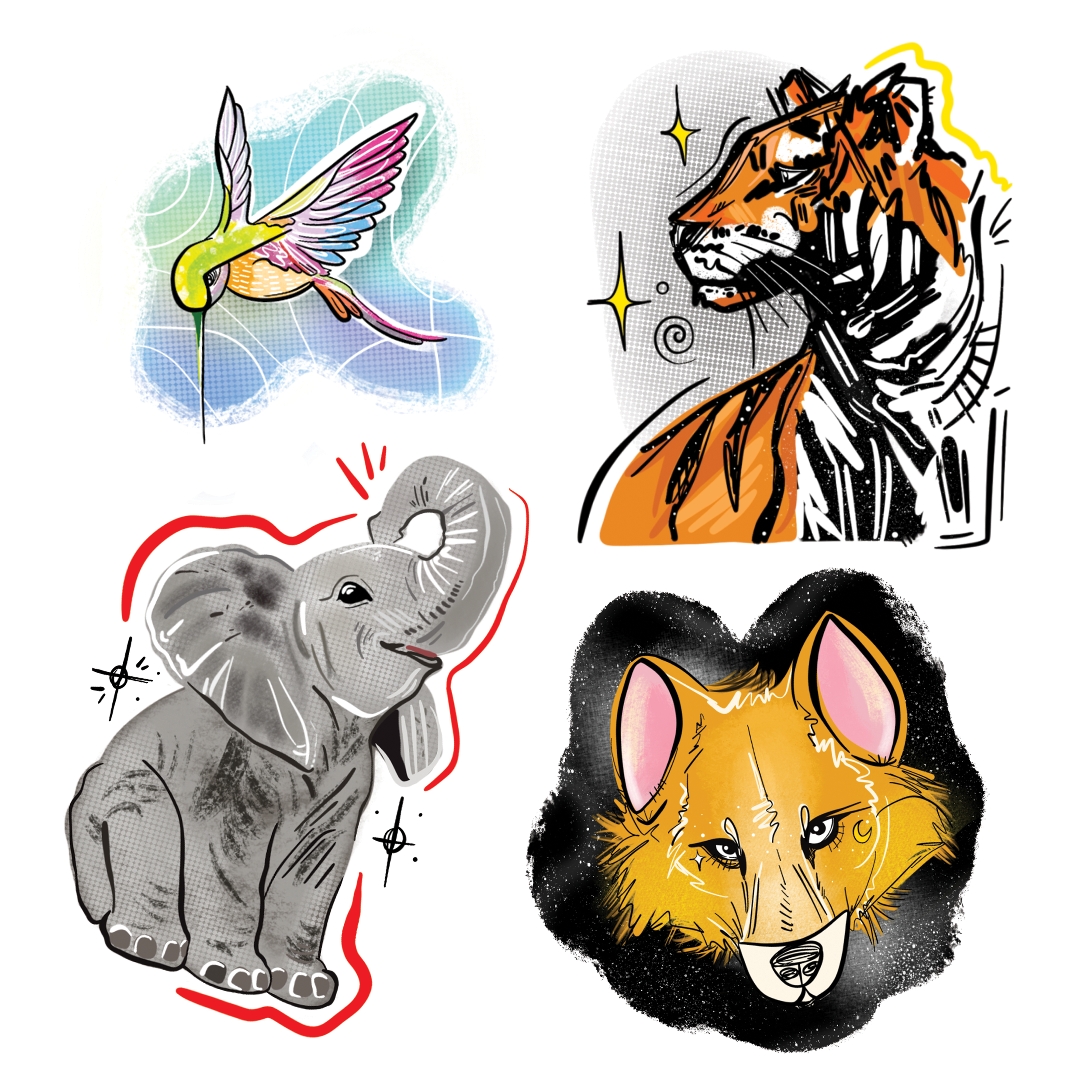 Nature Buddies Sticker Pack