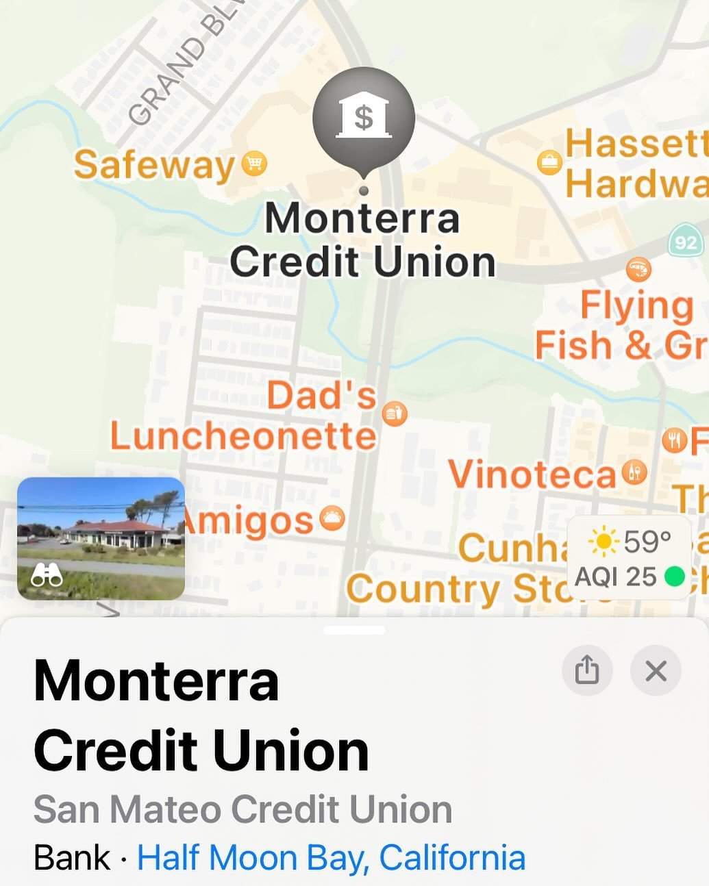 Finding the best credit union is easy. Just follow the map. 
Thanks to @monterracreditunion for sponsoring the amazing @coastsideGives day of giving. 
Consider donating to us, @BeachBreakEntertainmentFilmFestival's Drive to bring well told stories an