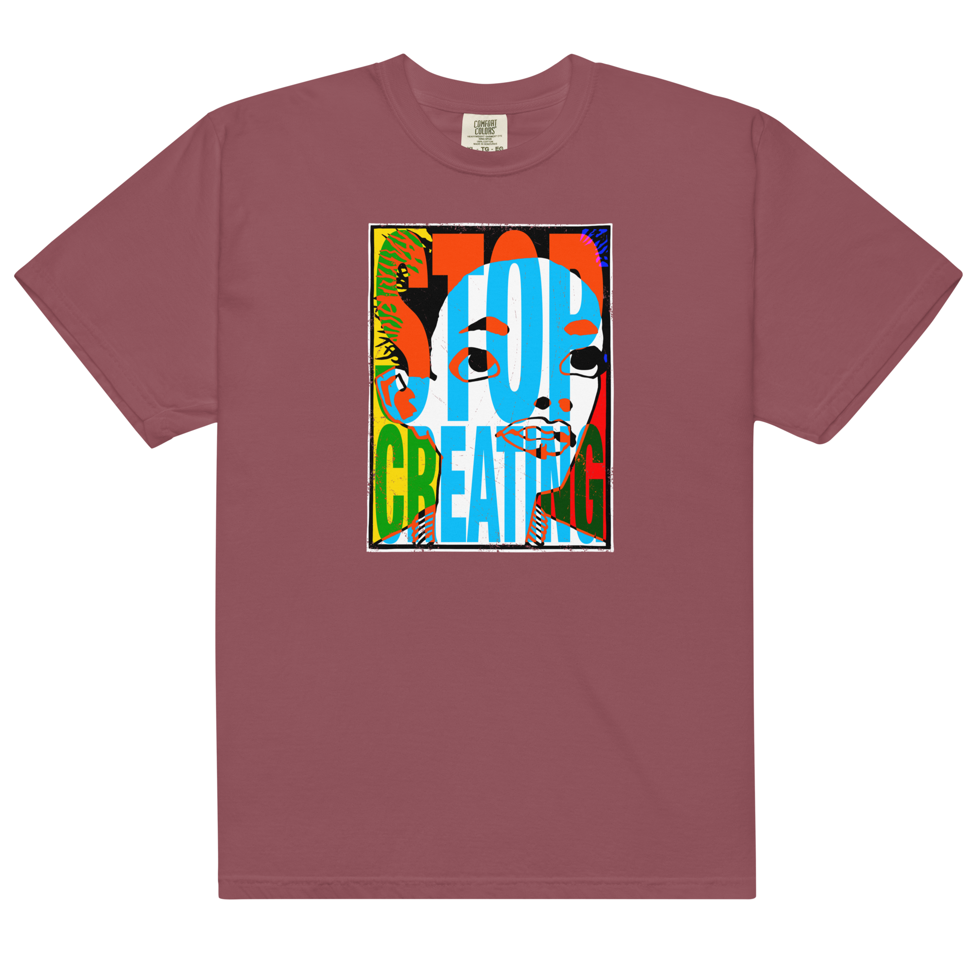 unisex-garment-dyed-heavyweight-t-shirt-brick-front-689aa2780c12d.png