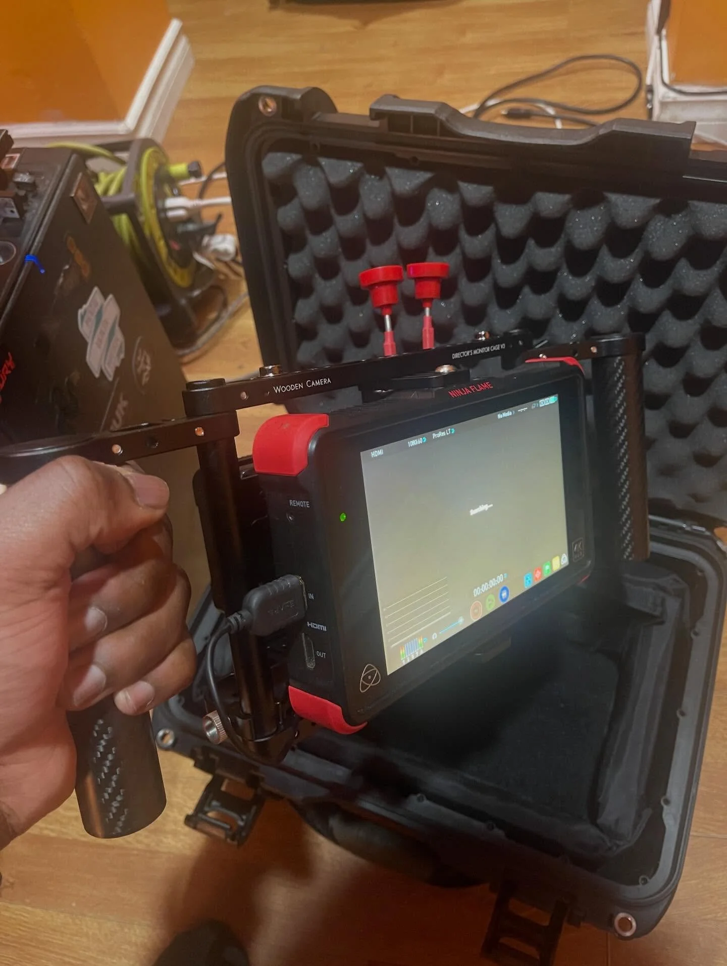 Latest Addition to the Production Kit. #directorsmonitor