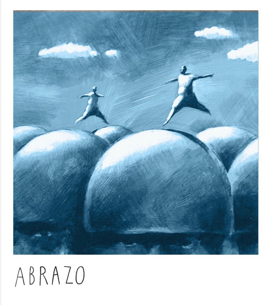 ABRAZO. 
A new wine en route, just in time to celebrate Bensons upcoming harvest in Chile 🇨🇱 where he will spend harvest working with @henriquez_rober 

Un Abrazo. 

Artwork for our new label by my (Joel&rsquo;s) late dad Michael Mucci @mucciart 
L