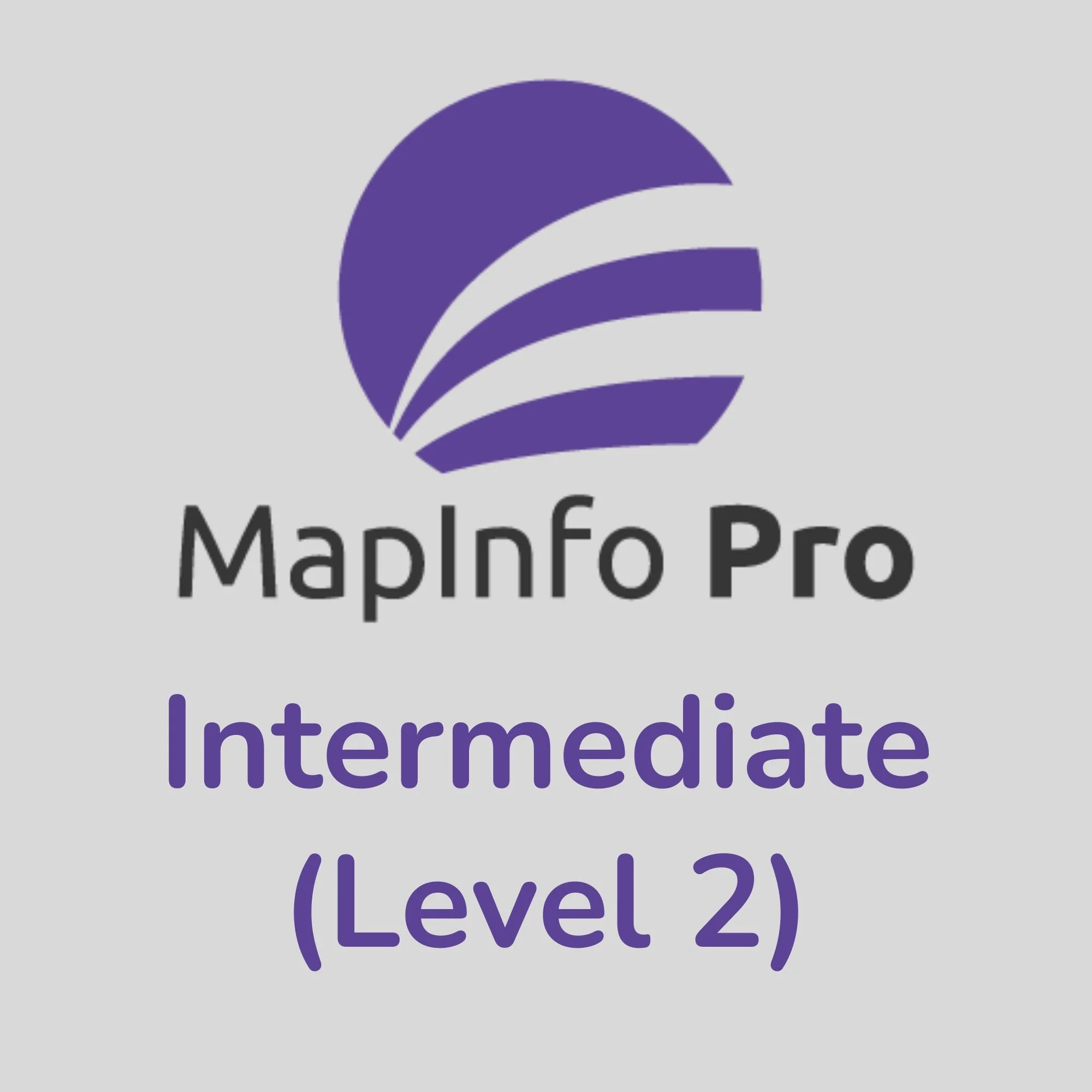 MapInfo Pro Level 2 Training
