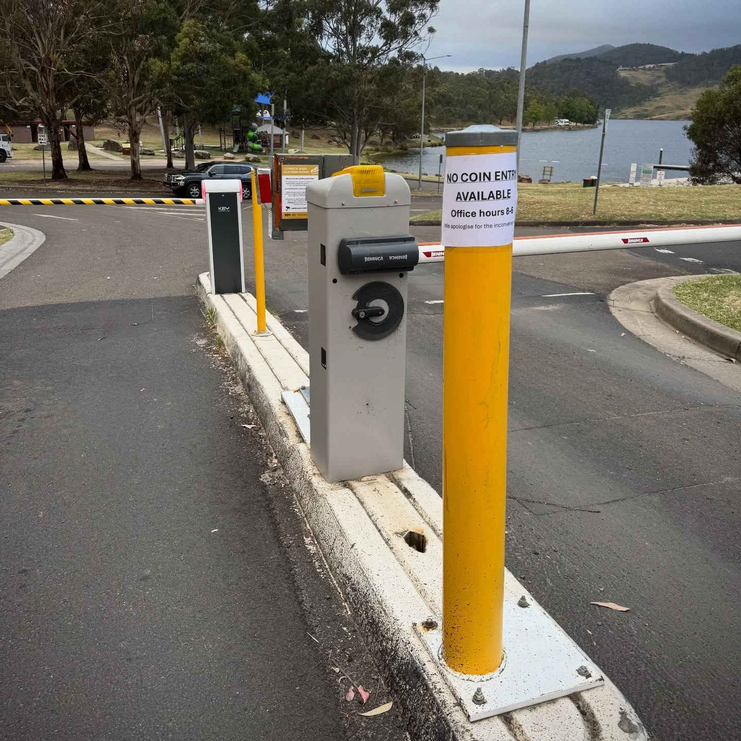 COIN OPERATED BOOM GATE NOT WORKING!

Just a heads up for our keen fishers, boaties and day users that want to access the park before 8am and after 6pm. Our coin operated boom gate is currently not working! 

If you would like to access the park it w