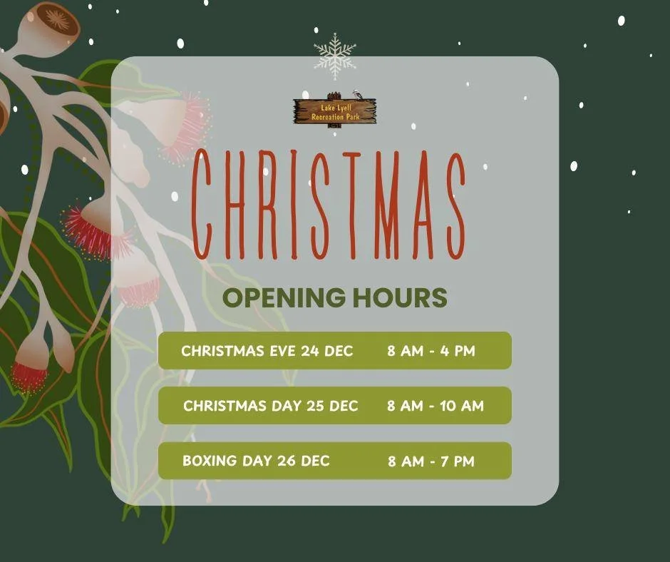 Just a friendly reminder of our OFFICE HOURS over the Christmas period.

Christmas Eve Wednesday 24 December 2025  8 AM - 4 PM
Christmas Day Thursday 25 December 2025  8 AM - 10 AM
Boxing Day Friday 26 December 2025  8 AM - 7 PM

For further informat