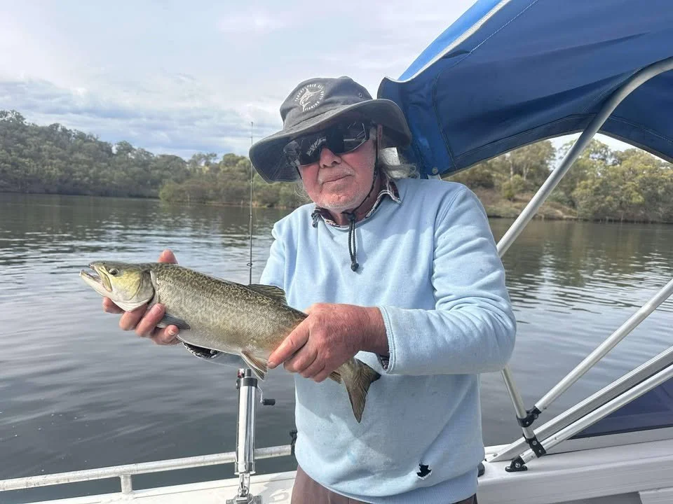 It's #FishOnFriday and todays cracking catch and pic comes courtesy of Aaron Whalan and his Dad Sid. Sid caught this beautiful Tiger Trout up the backwaters of Lake Lyell on Wednesday morning. Thanks for sharing Aaron. We just love it when our camper