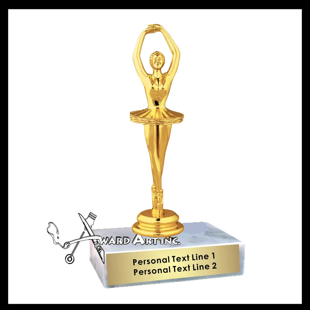 thumbnail image 2 of Gold Star Burst Dance Trophy With Custom Engraving Uganda 2 of 14