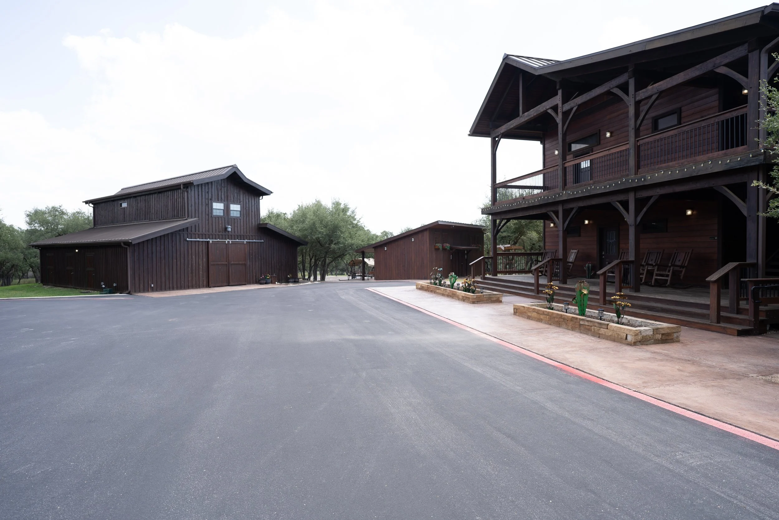 Hope Reins in Texas Buildings and Parking Lot