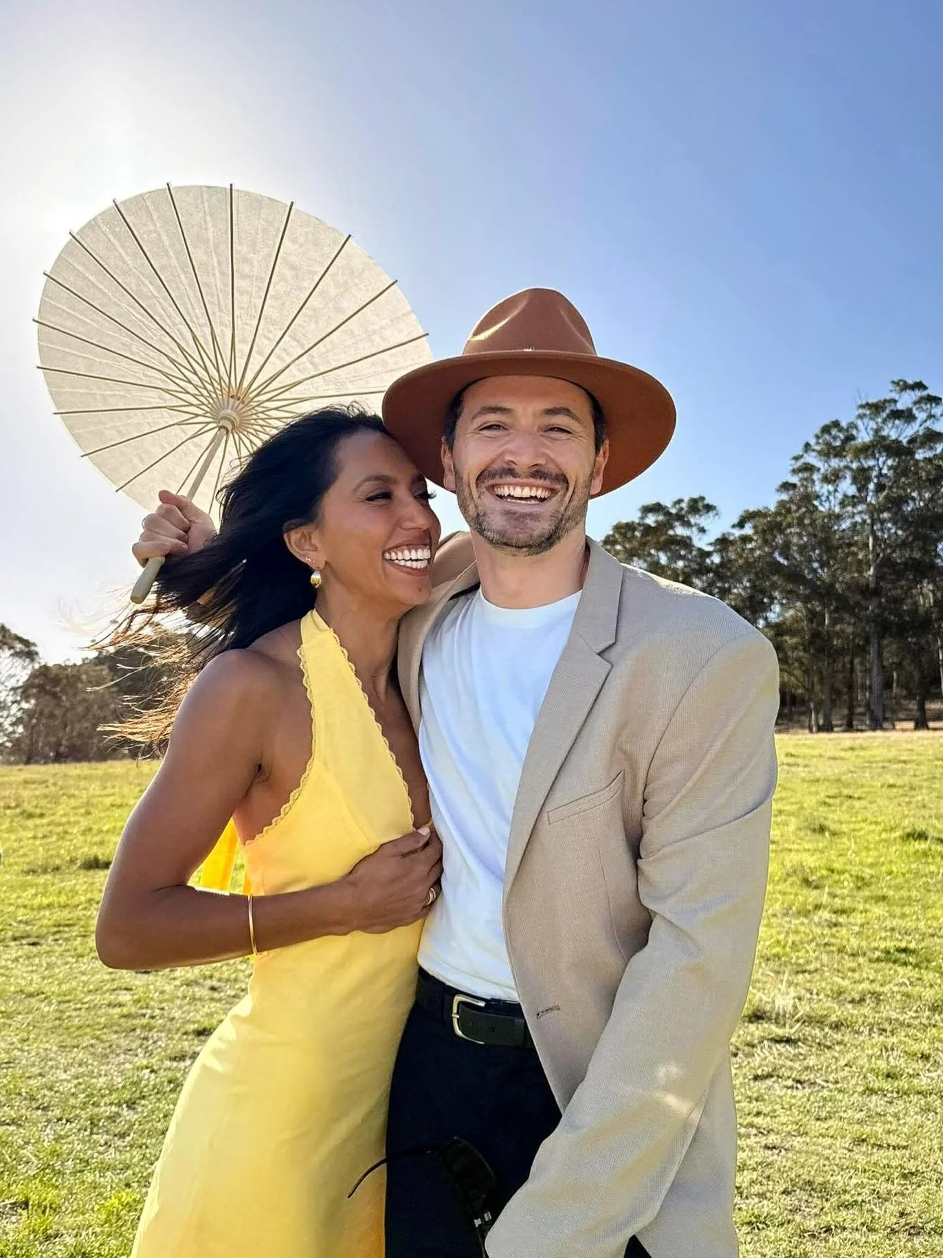 Big HUGE laughs and smiles (and tears) celebrating the love of our beautiful friends @mattyhey and @jaihiggs in Tassie. 
.
Professional (lovely)photos by @rubysamclark and the other ones by my iPhone 🤪