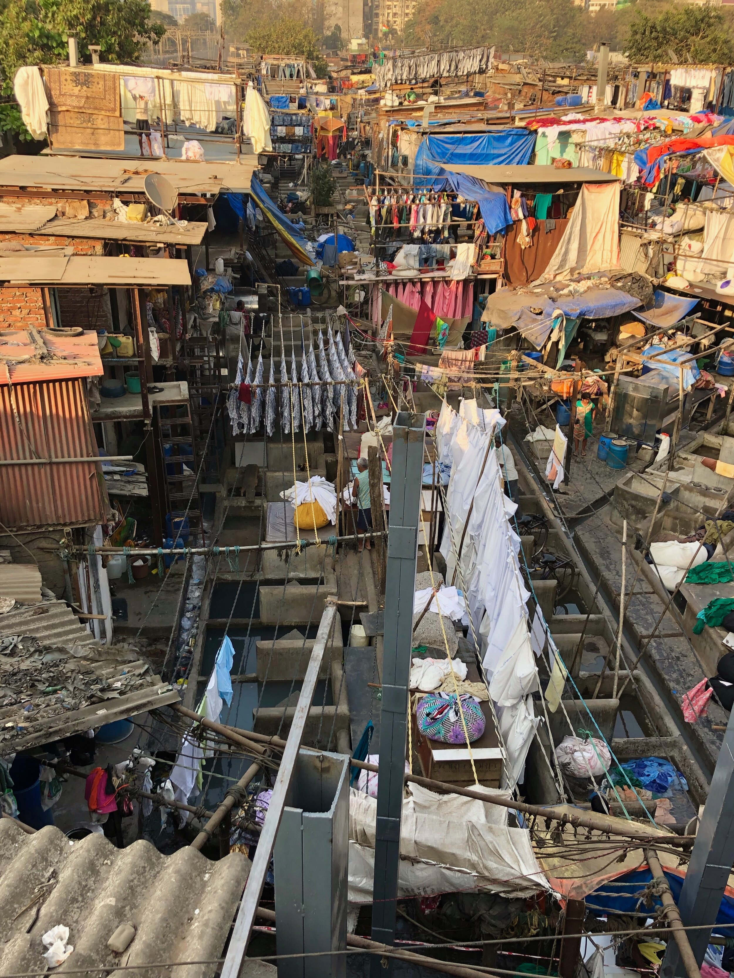 Dhobi Ghat, the open-air laundromat in Mumbai
