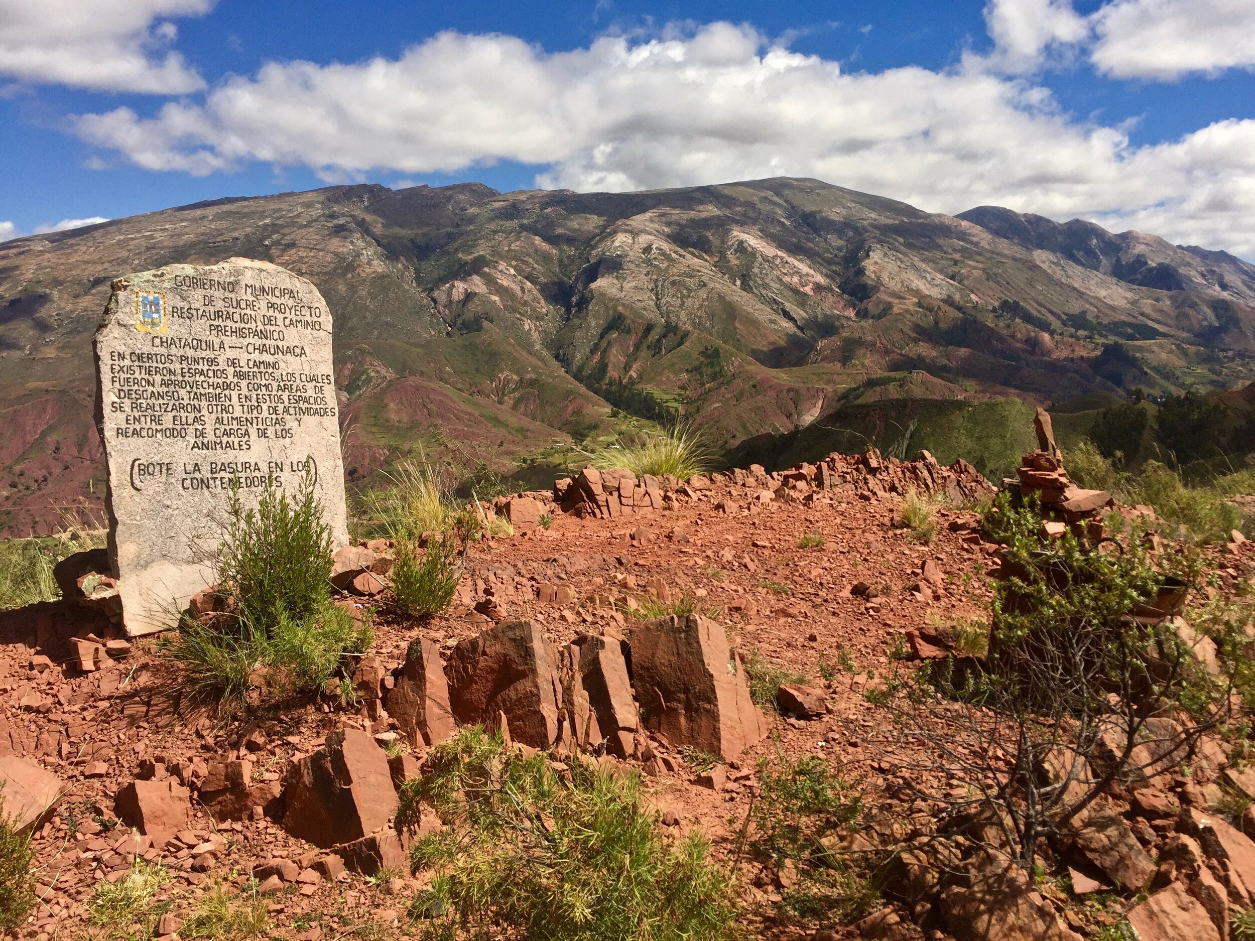 Hiking near Sucre, Bolivia