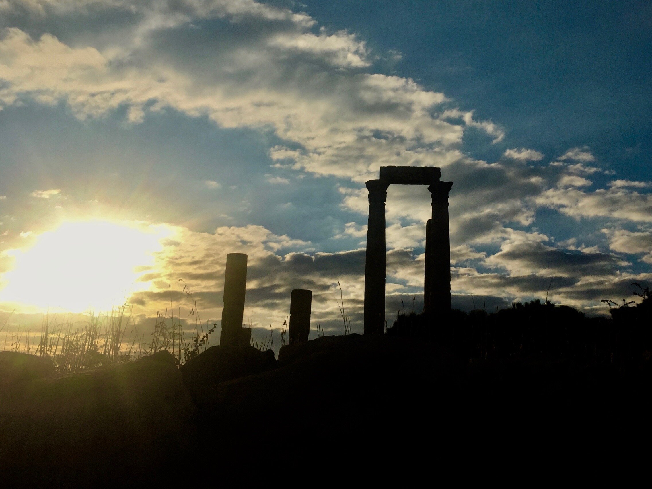 Temple of Hecules on Citadel Hill, Amman, Jordan
