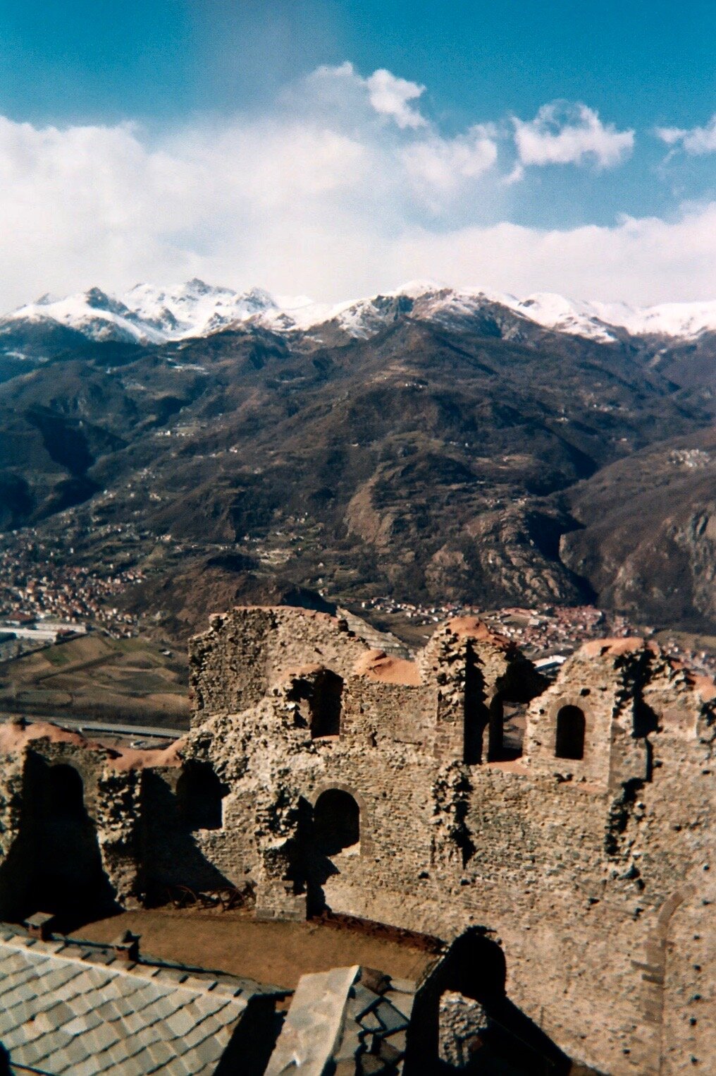View from the Sacra di San Michele, Mount Pirchiriano, Torino, Italy
