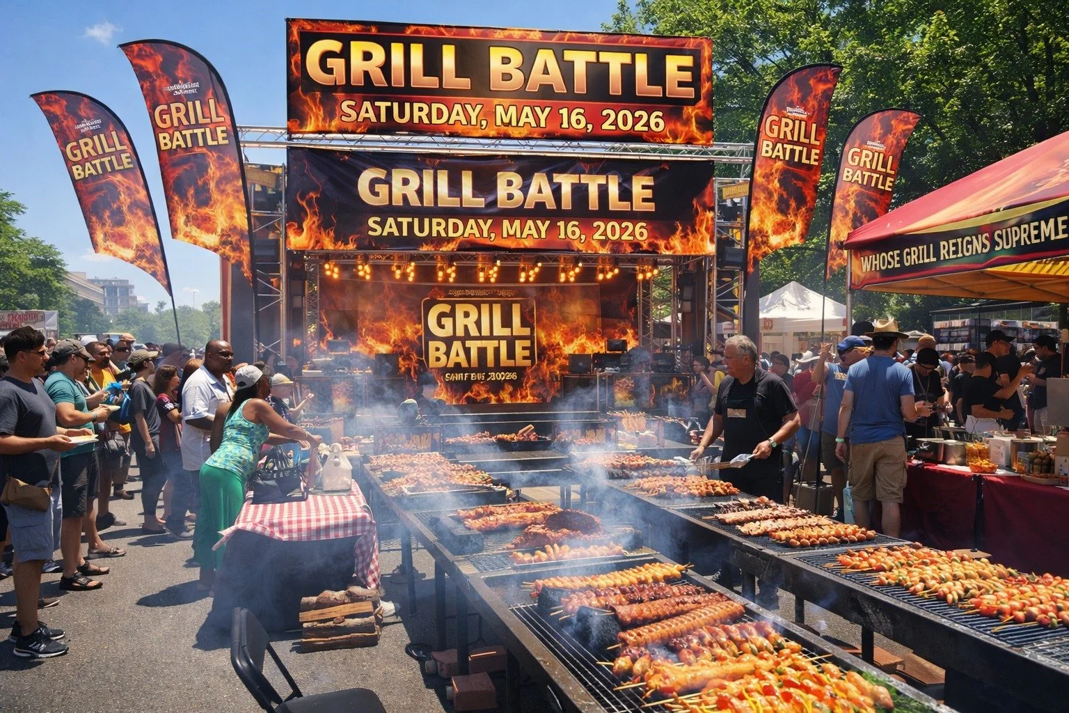 Entertainment for the Grillium Grill-Off Competition