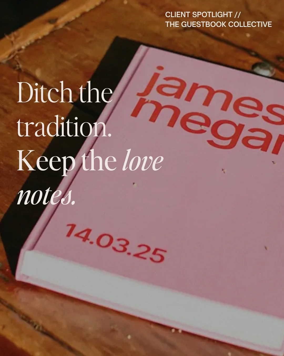 It&rsquo;s been a little while since I&rsquo;ve shared some client work on the feed, so&hellip; here we go.

@theguestbookcollective is the antidote to the traditional wedding guestbook... think bold designs, fun colour palettes, and a sh*t load of w