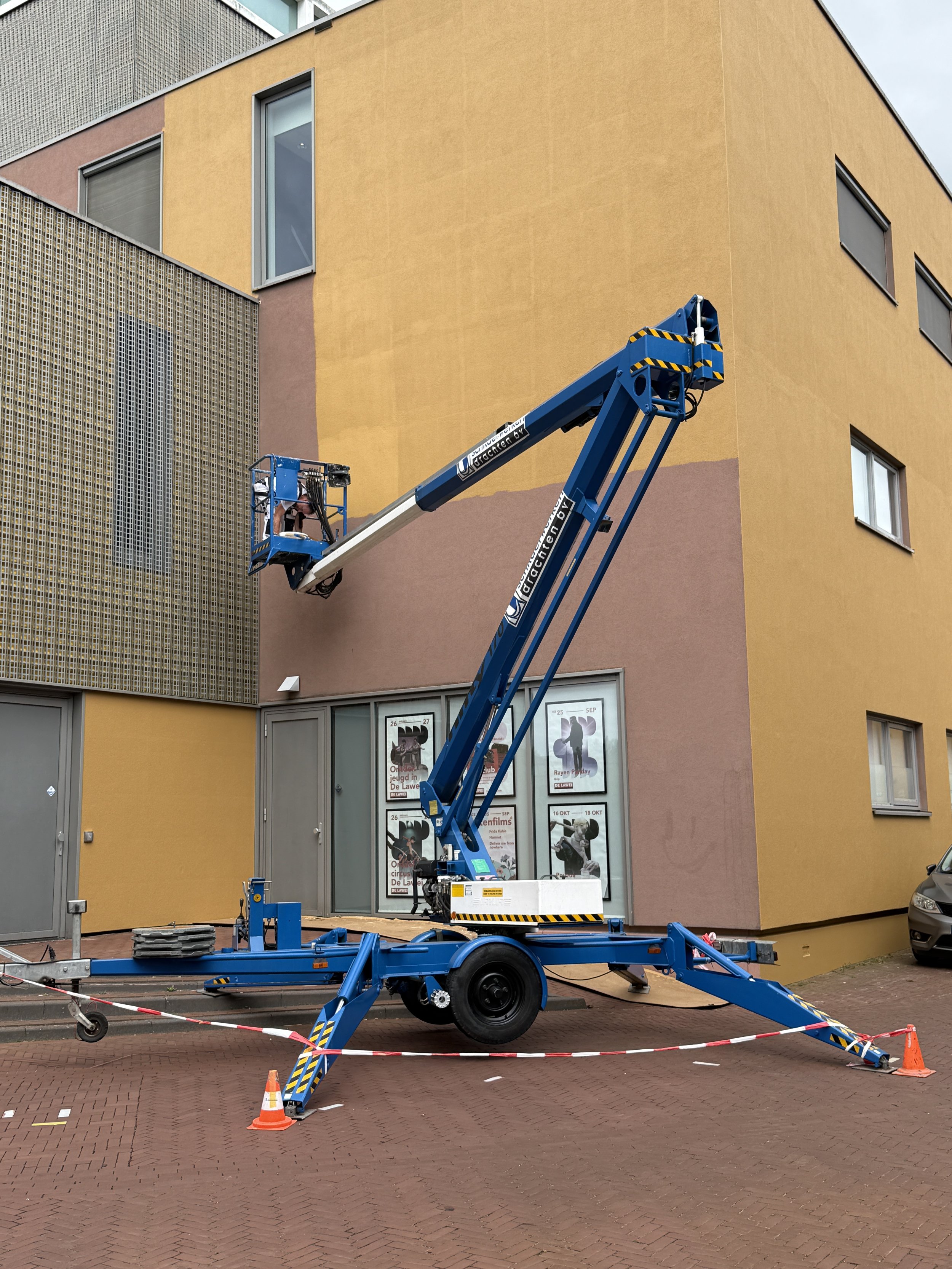 Buitenschilderwerk gevelmuren De Lawei Drachten