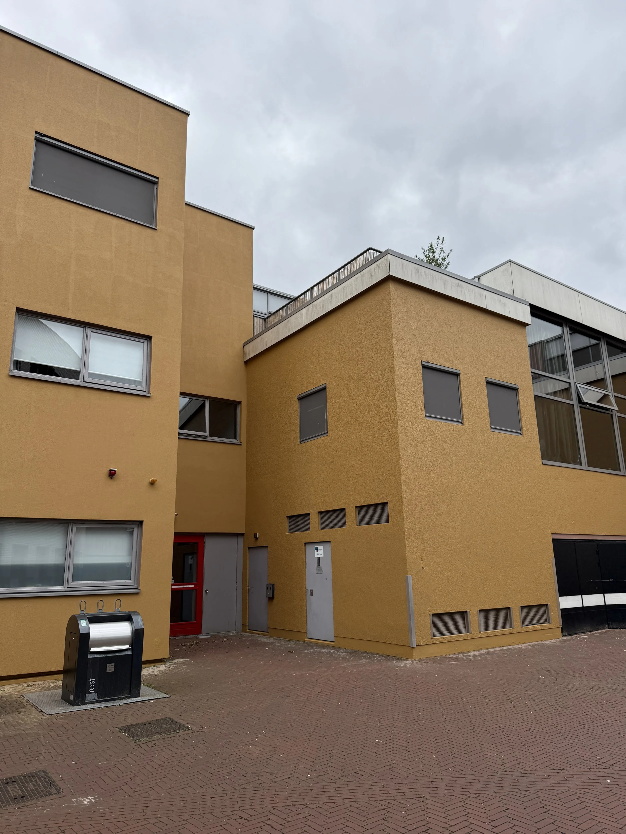 Buitenschilderwerk gevelmuren De Lawei Drachten