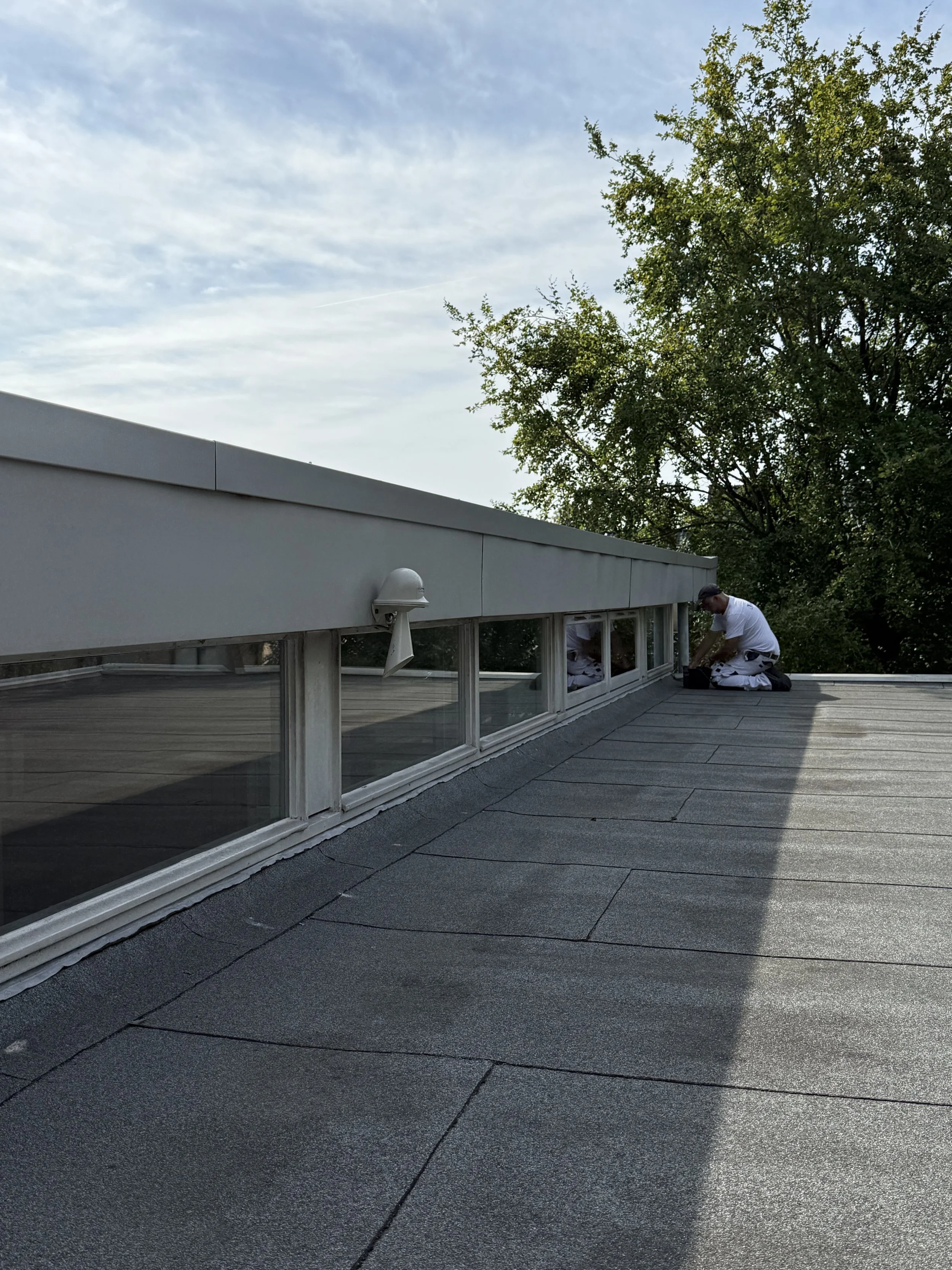 Buitenschilderwerk basisschool "De Linebeam" Drachten
