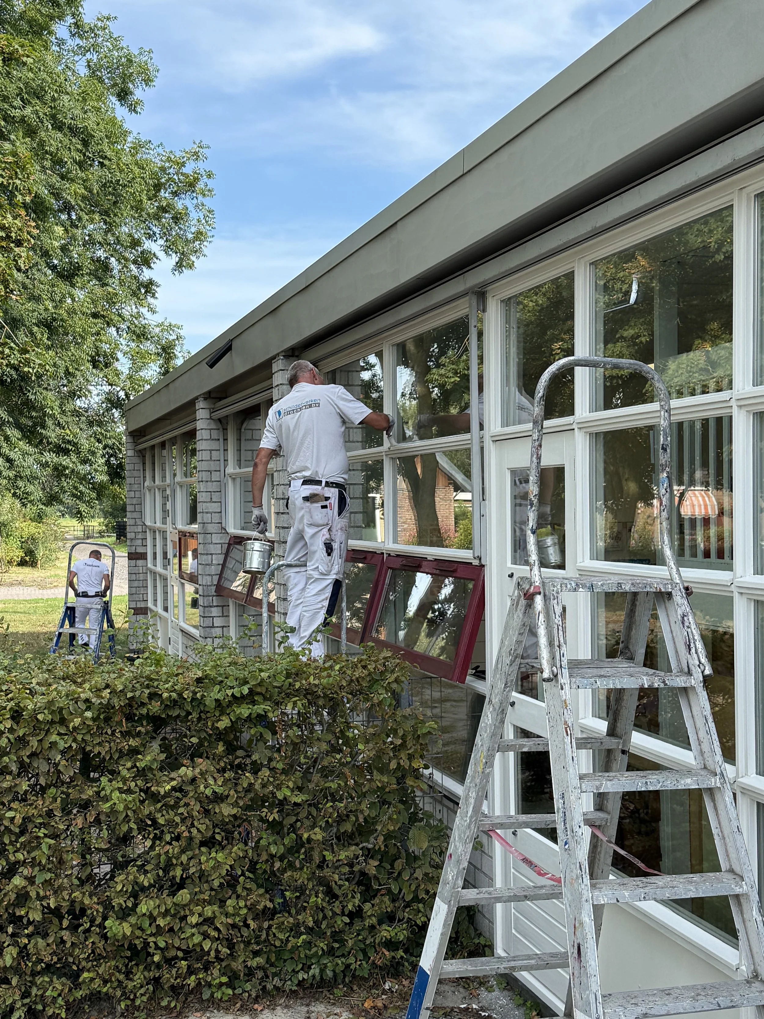 Buitenschilderwerk basisschool "De Linebeam" Drachten