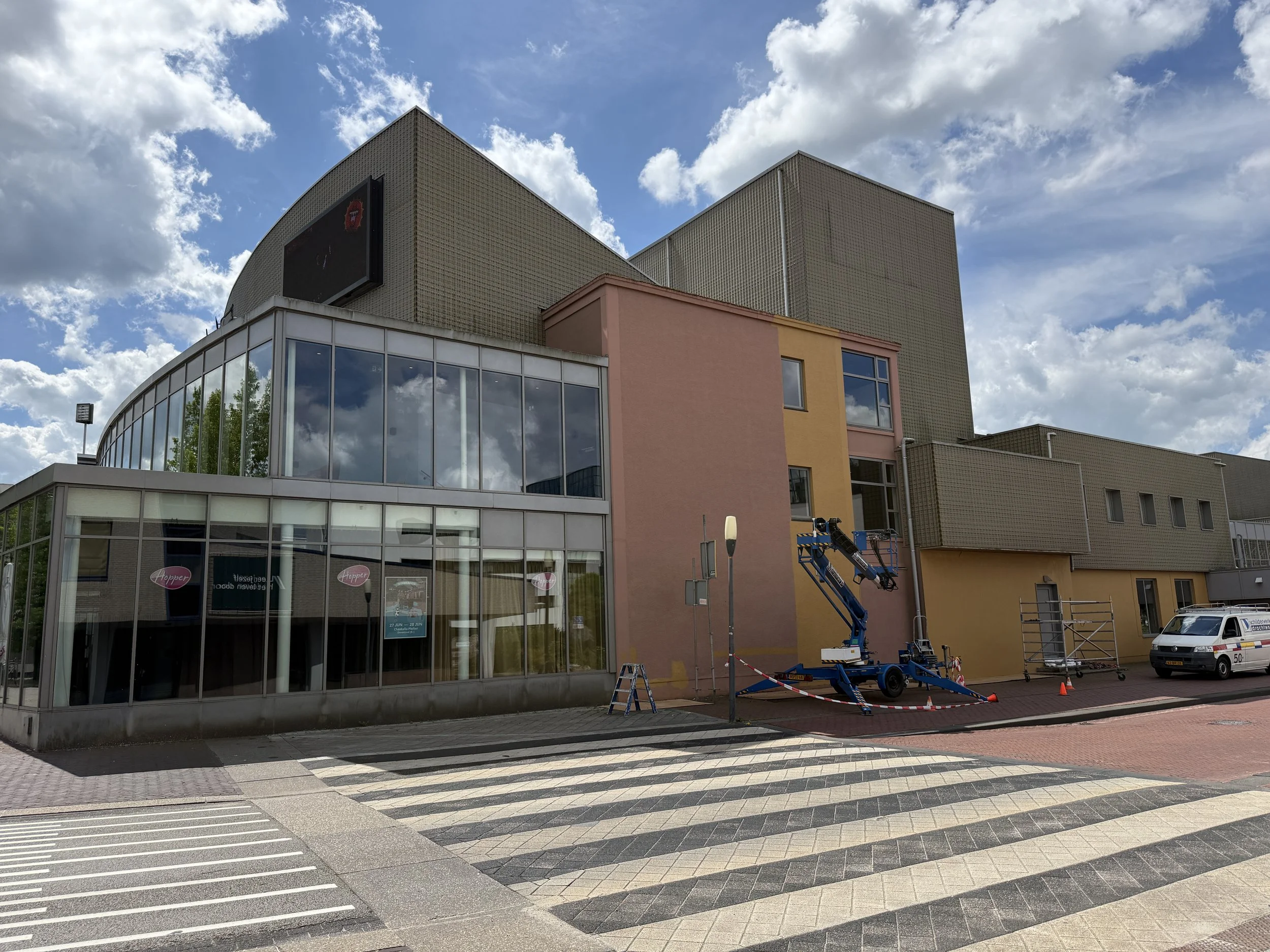 Buitenschilderwerk gevelmuren De Lawei Drachten