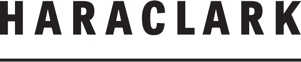 The word 'HARACLARK' in bold black letters on a white background.