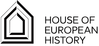 Logo with a stylized house icon and the text 'House of European History'