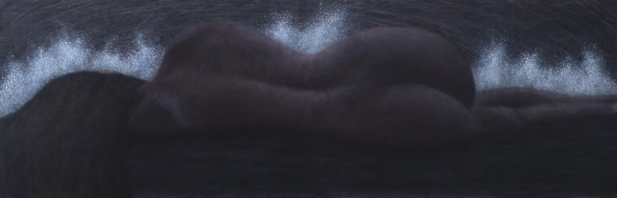 ‘Barricade’, 2026
Oil on linen
64.5 x 200 x 3.5 cm