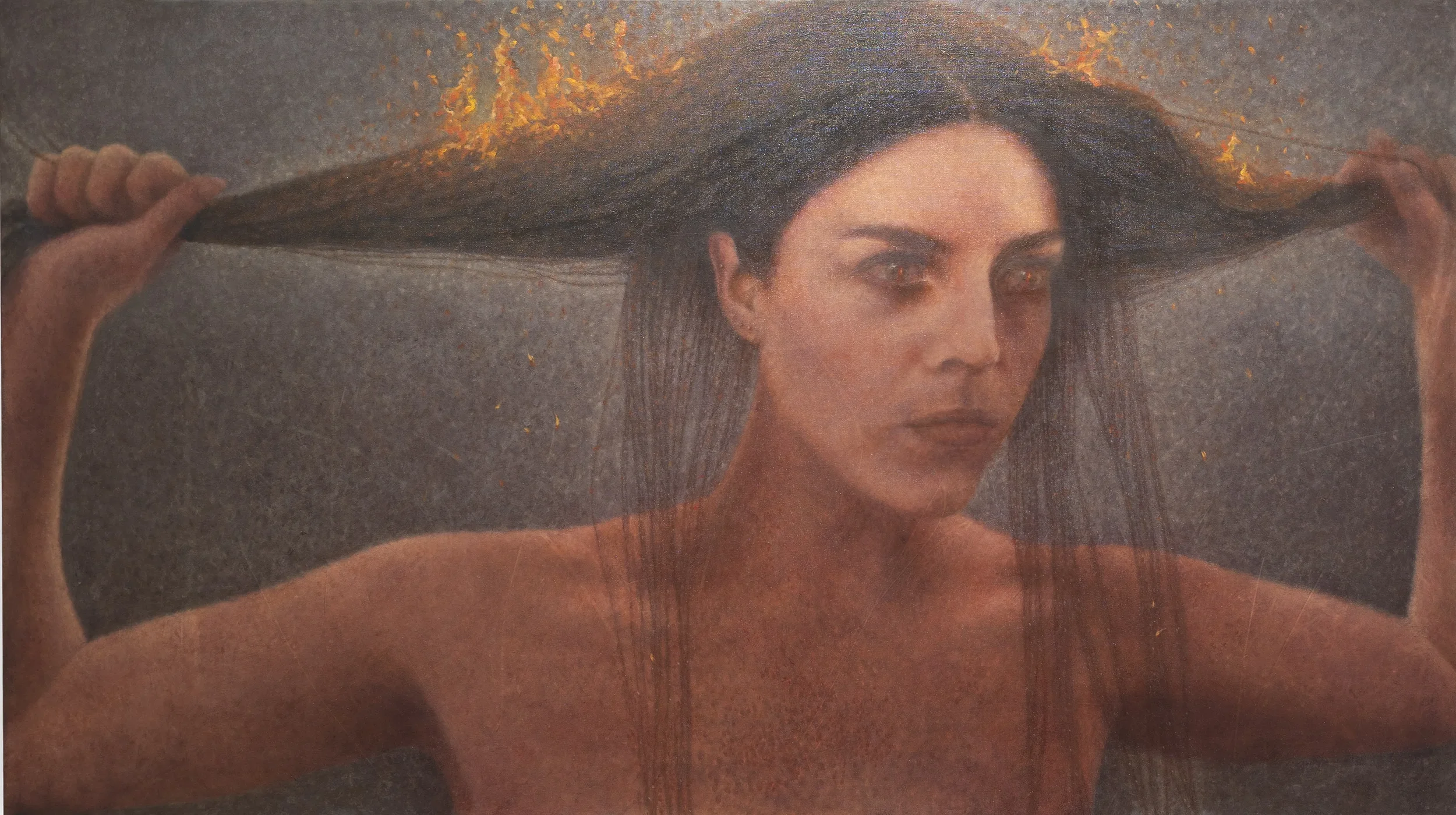 ‘Witness’, 2026
Oil on linen
85 x 150 x 4 cm