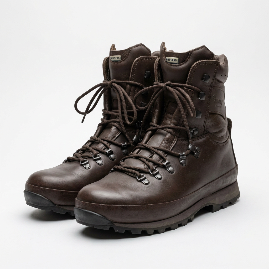 British Military Altberg Brown Leather Combat Boots