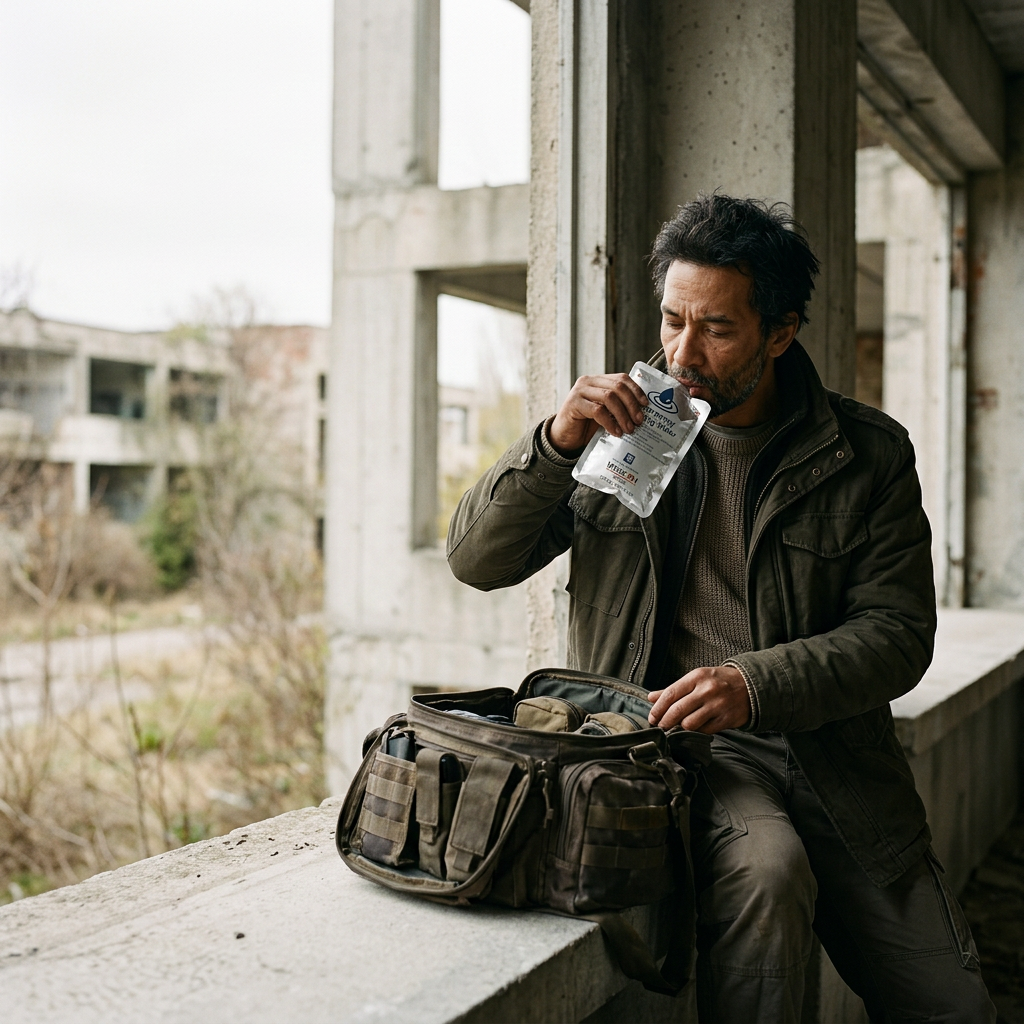 Buy PainsWessex Emergency Drinking Water 500ml for your survival kit. Features 4x125ml rugged sachets, a 5-year shelf life, and maritime approval. Shop now!