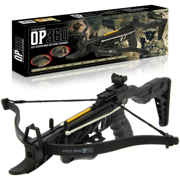 Anglo Arms OP-360 80lb Self Cocking Crossbow