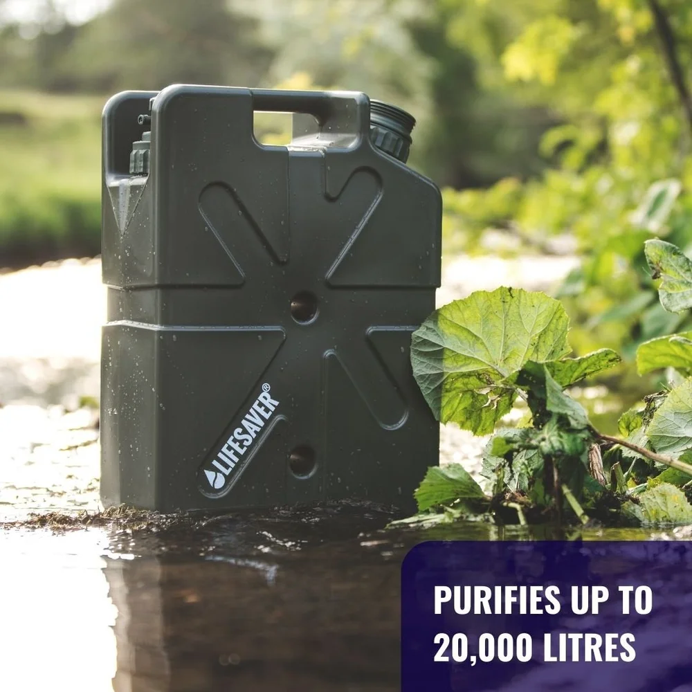 Jerrican Filtre à Eau Portable Lifesaver 20000 – Pour Eau Potable Partout