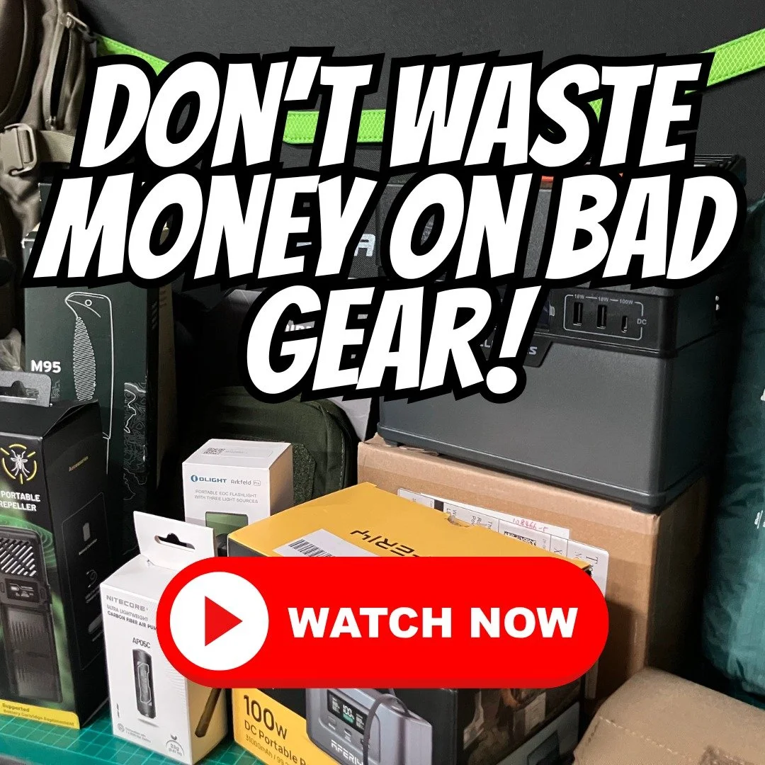 Not all survival gear is built the same &mdash; and not everything is worth your money. On YouTube NOW, I explain why I review survival gear, how I test it, and what kind of gear reviews are coming soon to the channel.

#prepping #bugoutbags #surviva