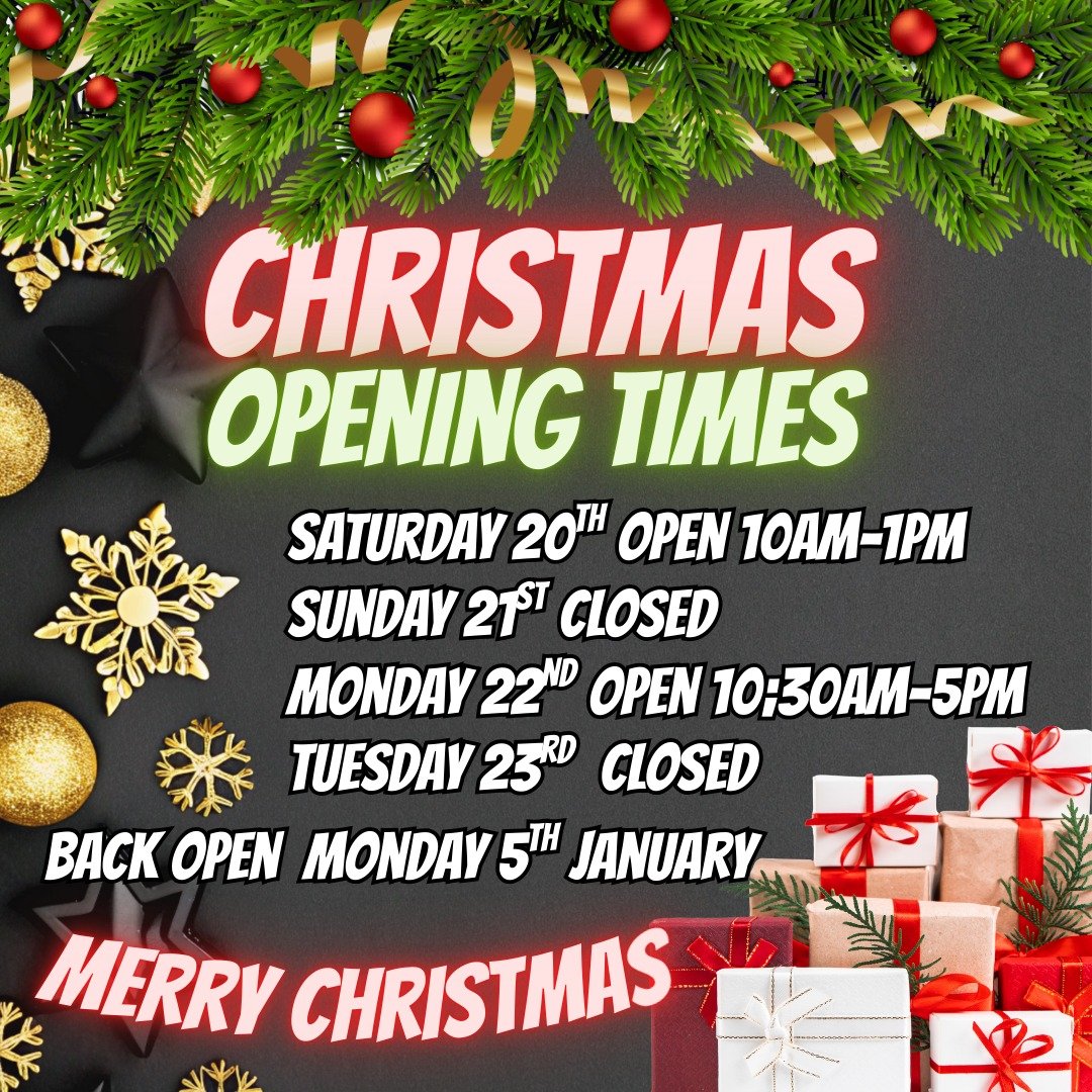 !Updated! Shop Opening times for Christmas 2025. 
Last day for postal orders will be Friday the 19th of December.
Check out the special deals and #christmas #offers on the website.
After the 28th I can open the shop for appointments if needed.
Nadoli
