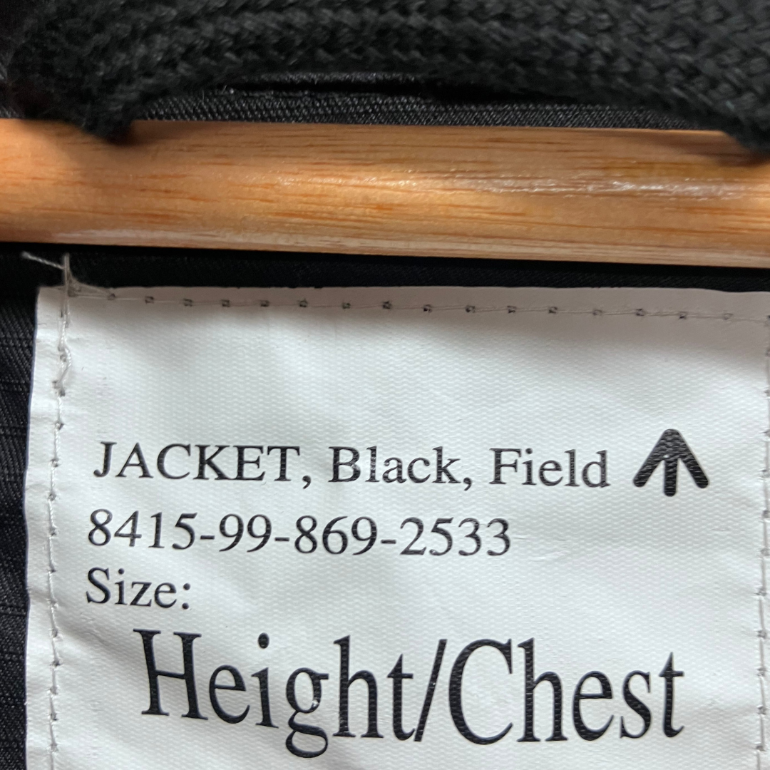 British Army Black Ripstop SAS Field Jacket