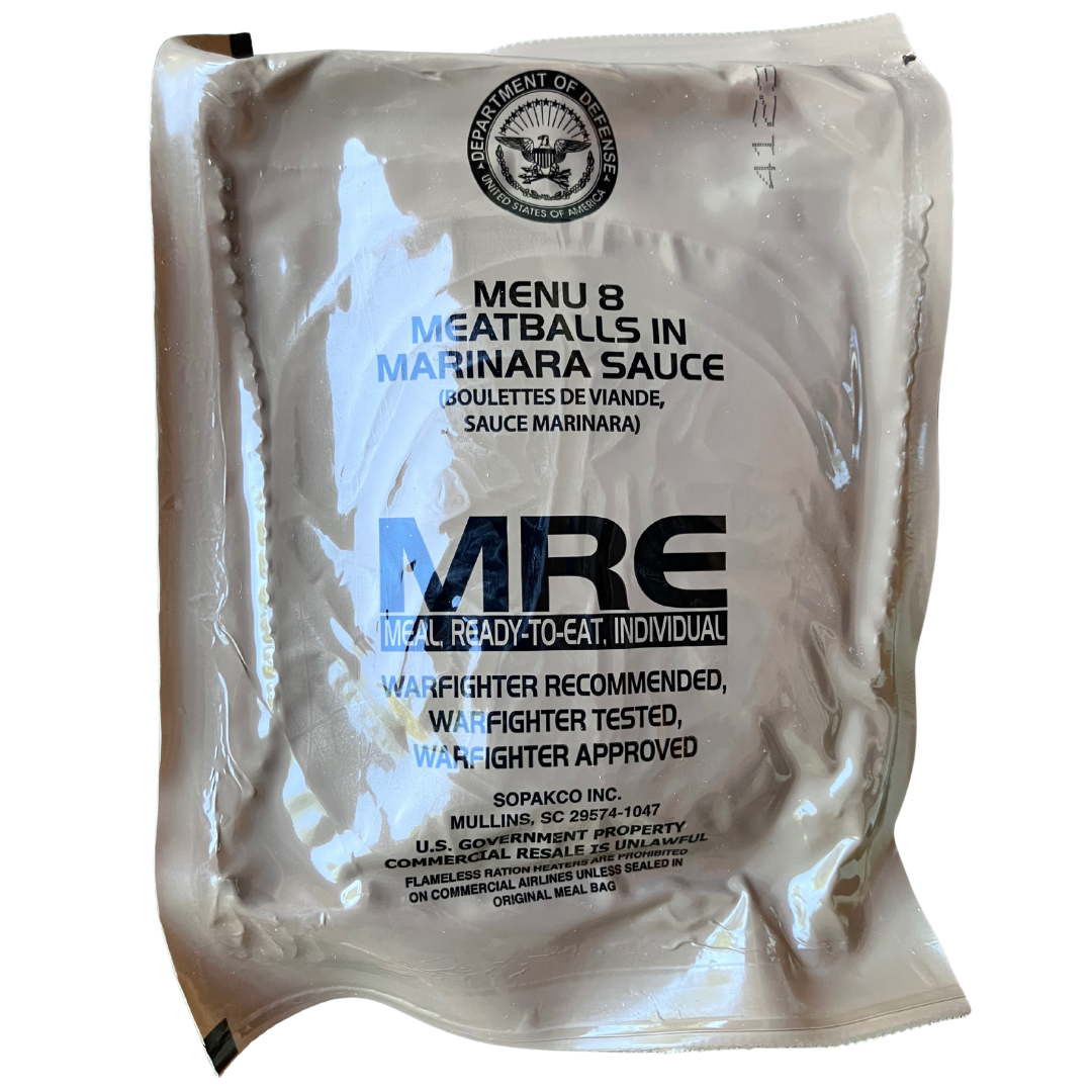 USA Army MRE Meatballs in Marinara Sauce