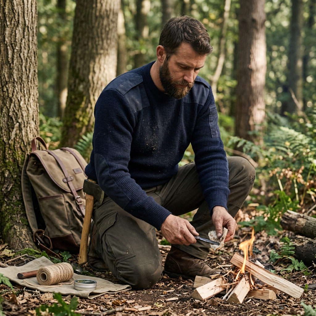 Stay warm in harsh conditions with the genuine Brandweer Wool Jumper. This Grade 1 issued surplus pullover features reinforced patches and extreme durability for any SHTF situation. Shop now