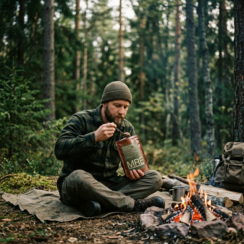 Buy our Pork Meatballs with Pasta Ready to Eat Meal (MRE). A delicious, long-lasting survival food perfect for camping, hunting, and emergency prepping.