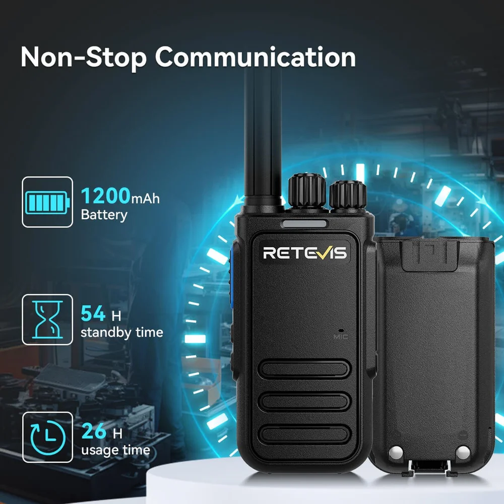 Retevis MateTalk C63 Walkie Talkie-Gestione Degli Ordini di Lavoro, Schermo LCD, 2200 mAh, Avviso Vibrazione, Funzione SMS/Chiamata di Gruppo, Woki Retevis MateTalk C63 Walkie Talkie-Gestione Degli Ordini di Lavoro, Schermo LCD, 2200 mAh, Avviso Vibrazione, Funzione SMS/Chiamata di Gruppo, Woki