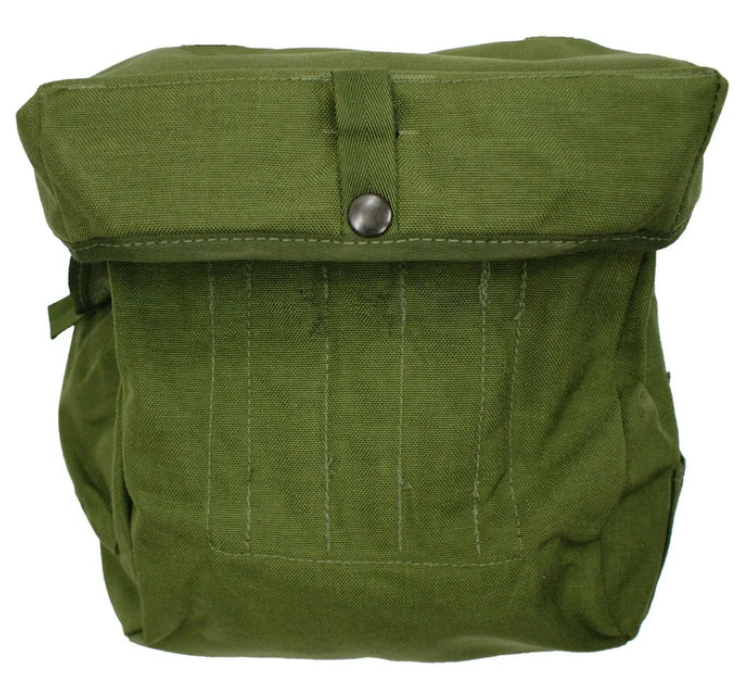 British Army Olive Green PLCE Respirator Bag