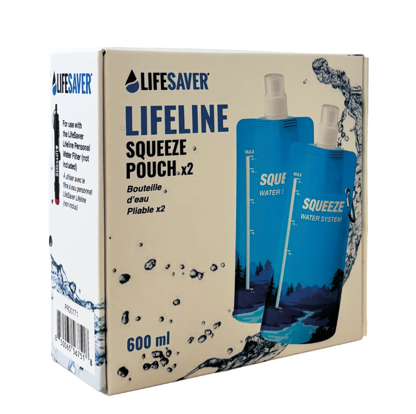 LifeSaver Lifeline Squeeze Pouch 2-pack