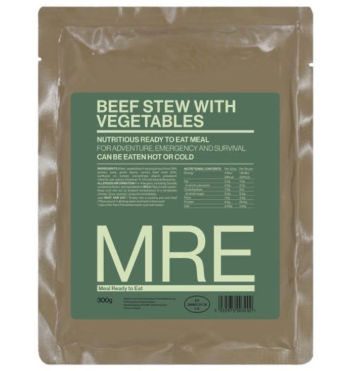 Beef Stew and Vegetables mre