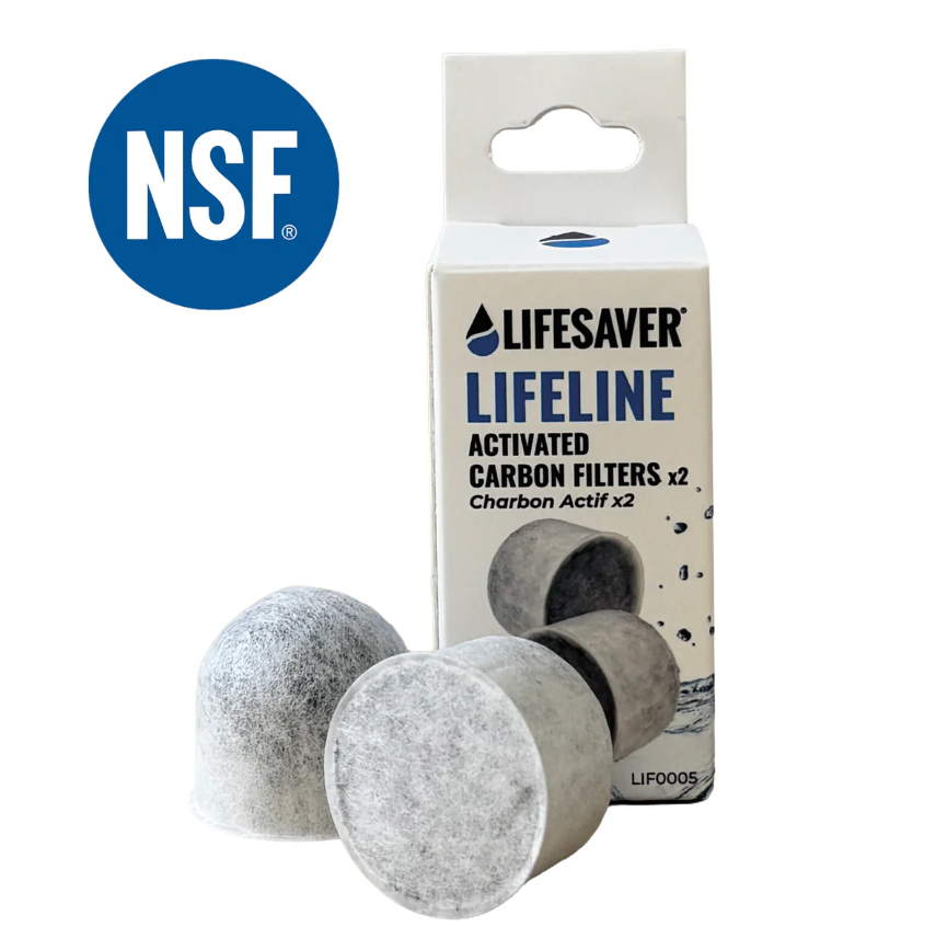 LifeSaver Lifeline Activated Carbon Filters 2-pack