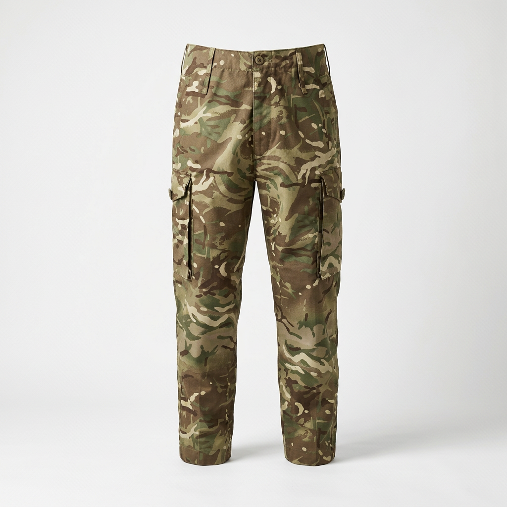 Buy genuine British Army MTP Windproof Combat Trousers. Heavyweight, durable military surplus ideal for hiking, bushcraft, and outdoor adventures.