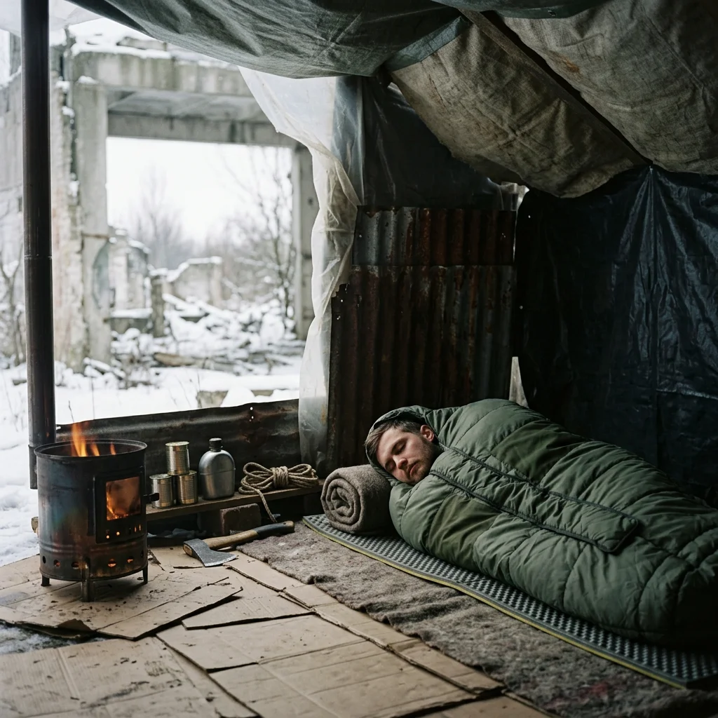 Buy the British Army Arctic Sleeping Bag at The Bug Out. Extreme cold weather military surplus sleeping bag rated down to -10°C. Order online today!